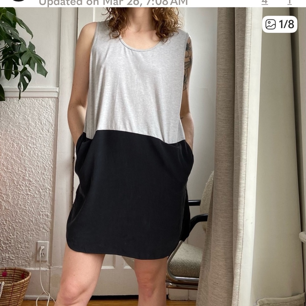 Kit & Ace colour block loose fit comfy dress